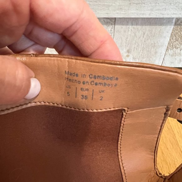 Aldo Keesha Brown Leather Riding Boots - Picture 3 of 7